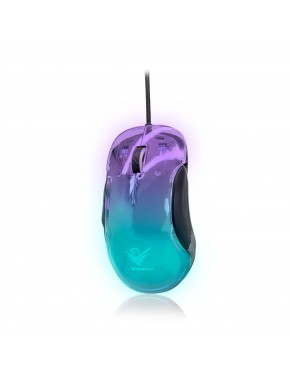 Ratón gaming Phoenix Banshee con diseño transparente RGB