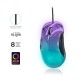 Ratón gaming Phoenix Banshee con diseño transparente RGB