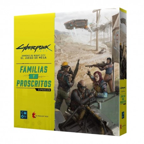 Caja Cyberpunk 2077 Familias y Proscritos