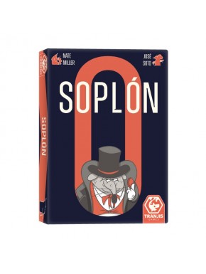 Boîte et cartes du jeu de société Soplón