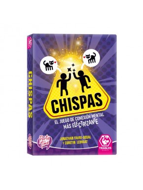 Boîte et cartes du jeu de société ¡Chispas!