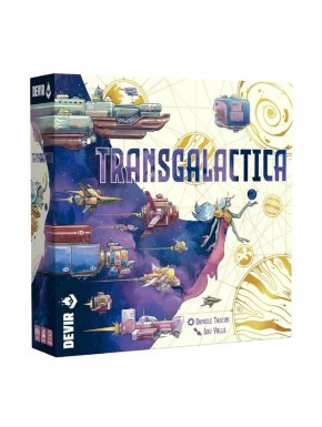 Boîte du jeu de société Transgalactica de Devir