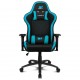 Silla gaming Drift DR110 negra y azul, reposabrazos 4D
