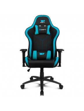 Silla gaming Drift DR110 negra y azul, reposabrazos 4D