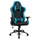 Silla gaming Drift DR110 negra y azul, reposabrazos 4D