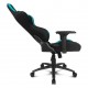 Silla gaming Drift DR110 negra y azul, reposabrazos 4D