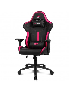 Silla gaming Drift DR350 negra y rosa