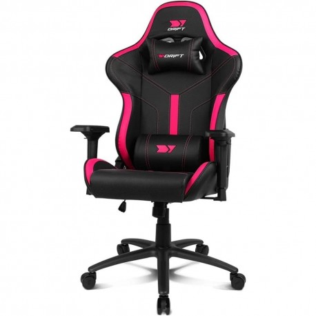 Silla gaming Drift DR350 negra y rosa