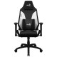 Silla Gaming Aerocool Admiral negra y blanca con diseño ergonómico