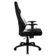 Silla Gaming Aerocool Admiral negra y blanca con diseño ergonómico
