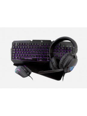 Kit clavier, souris, casque et tapis Deep Gaming