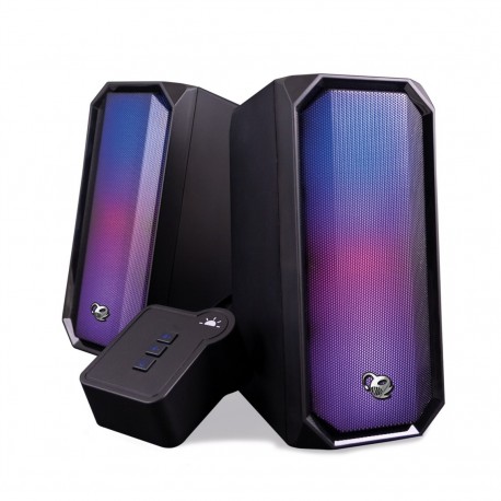Haut-parleurs gaming Coolbox RGB R205 éclairés
