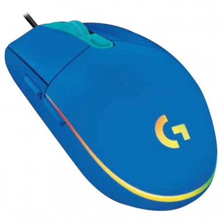 Ratón gaming Logitech G102 Lightsync color azul