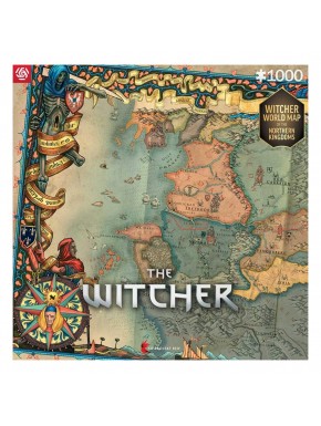 Puzzle de 1000 piezas The Witcher 3 Mapa Reinos del Norte