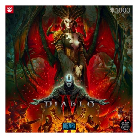 Caja del puzzle Diablo IV con Lilith, 1000 piezas