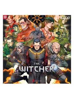 Puzzle de 500 piezas de The Witcher con personajes de Nilfgaard