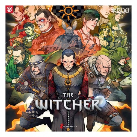 Puzzle de 500 piezas de The Witcher con personajes de Nilfgaard
