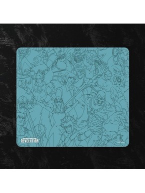 Alfombrilla Maestros del Universo Revelation en azul con personajes