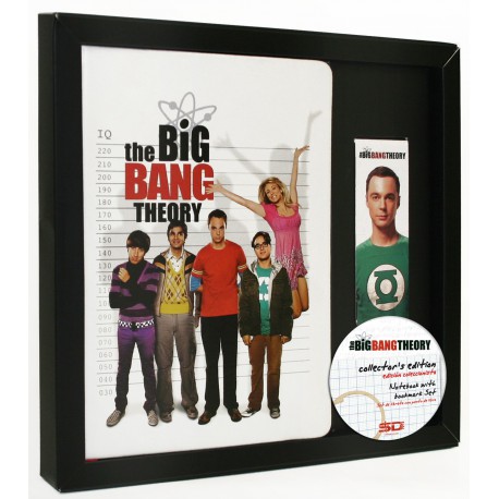 Ensemble ordinateur portable et d'un signet Big Bang Theory