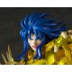 Estatua de PVC Gemini Saga Saint Seiya con acabado metálico
