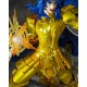 Estatua de PVC Gemini Saga Saint Seiya con acabado metálico