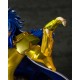 Estatua de PVC Gemini Saga Saint Seiya con acabado metálico
