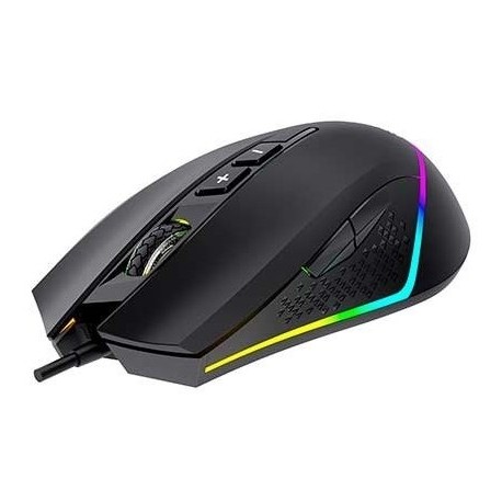 Ratón gaming Unykach Nova M244 negro con iluminación RGB