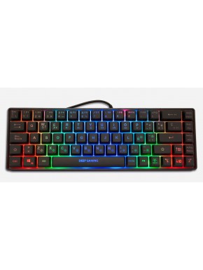 Teclado Gaming Coolbox Mini TM065 con iluminación RGB