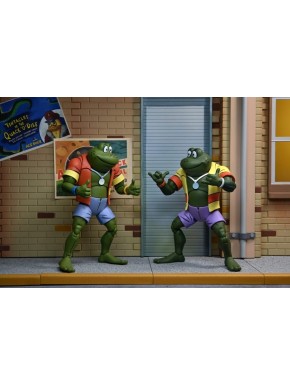 Figuras de ação NECA das rãs Napoleão e Atilla