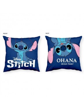 Almofada azul Lilo e Stitch Disney 40x40 cm