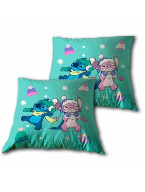 Almofadas Stitch e Angel Natal Disney 40x40 cm