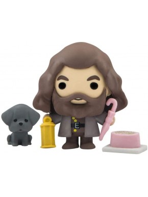 Figura de goma Gomee Rubeus Hagrid con complementos y Fang