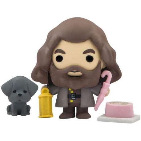 Figura de goma Gomee Rubeus Hagrid con complementos y Fang