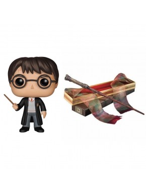 Pack Funko Pop y varita de Harry Potter
