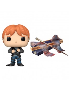Pack Funko Pop y varita de Ron Weasley de Harry Potter