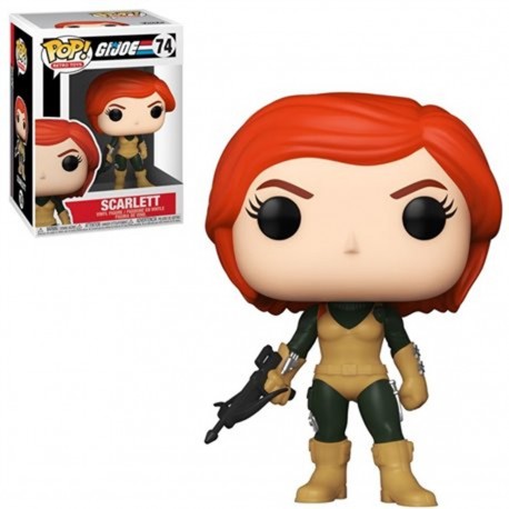 Funko Pop Scarlett de GI JOE em vinil, figura de 9 cm