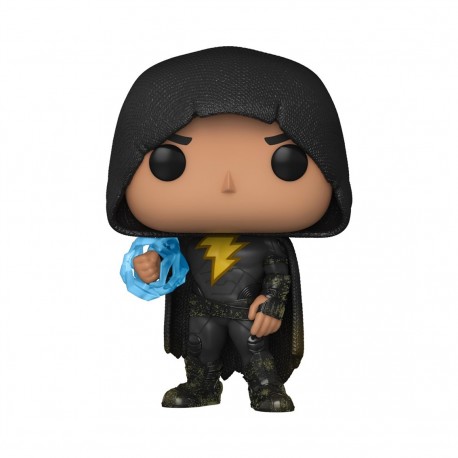 Figura Funko Pop Black Adam con capa y rayo