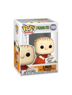 Figurine Funko Pop de Linus de Peanuts avec citrouille