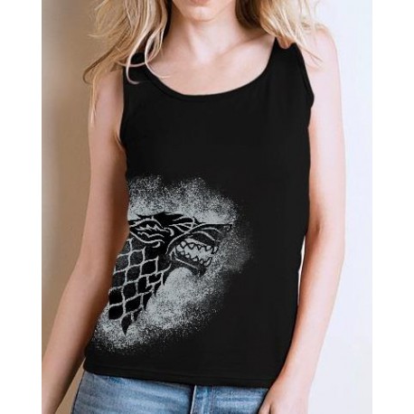 Sleeveless t-shirt girl Game of Thrones Stark