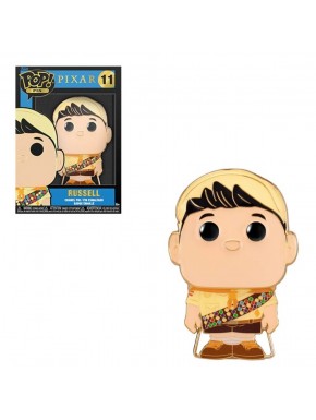 Funko Pop Pin Russell de Disney Up en caja con ventana