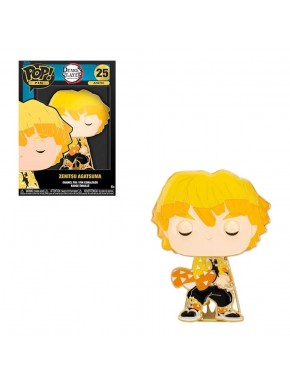 Funko Pop Pin Zenitsu Agatsuma de Demon Slayer com caixa