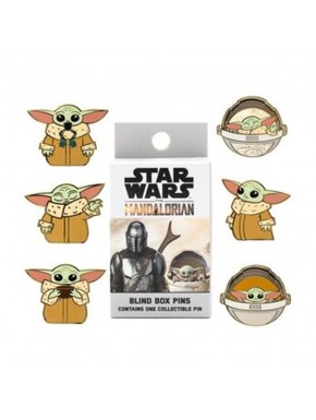 Pins de Baby Yoda de The Mandalorian en caja sorpresa