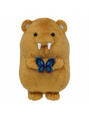 Peluche Giant Beaver de Final Fantasy XIV avec papillon bleu