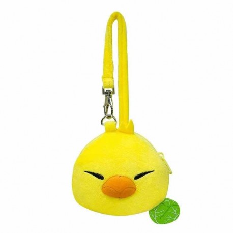 Peluche Pouch Fat Chocobo jaune de Final Fantasy XIV