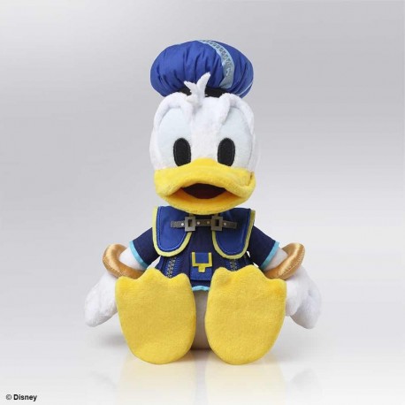 Peluche de Donald Duck de Kingdom Hearts III en bleu et jaune