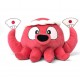 Peluche rouge Tako de Parodius avec éventails