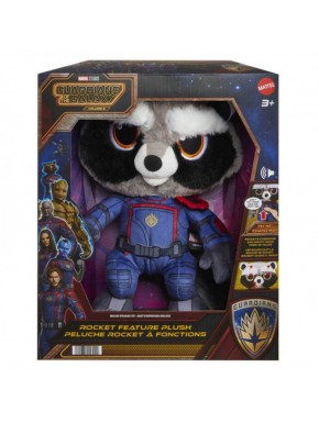 Peluche Rocket de los Guardianes de la Galaxia en traje azul