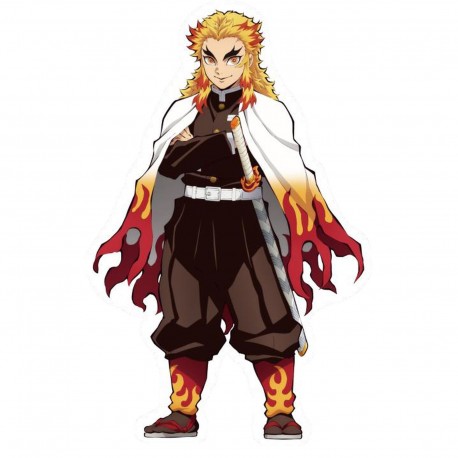 Lámpara de neón Rengoku Demon Slayer 40 cm