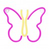 Lampe Néon LED Papillon Rose Forever