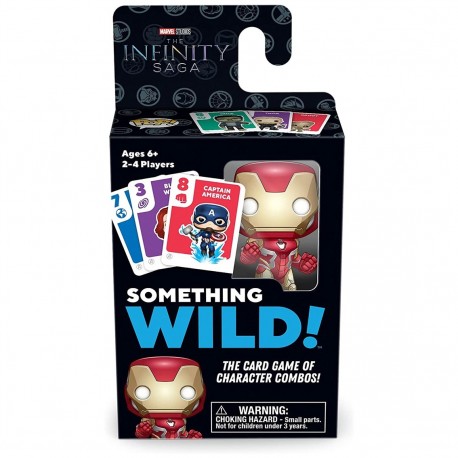 Jeu de Cartes Funko Something Wild! Marvel avec figurine Pop
